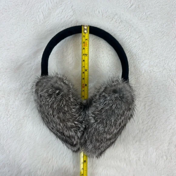 Fluffy Rabbit & Velvet Covered Earmuffs - Picture 5 of 7